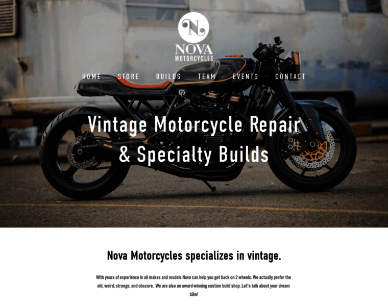 Novamotorcycles.com thumbnail