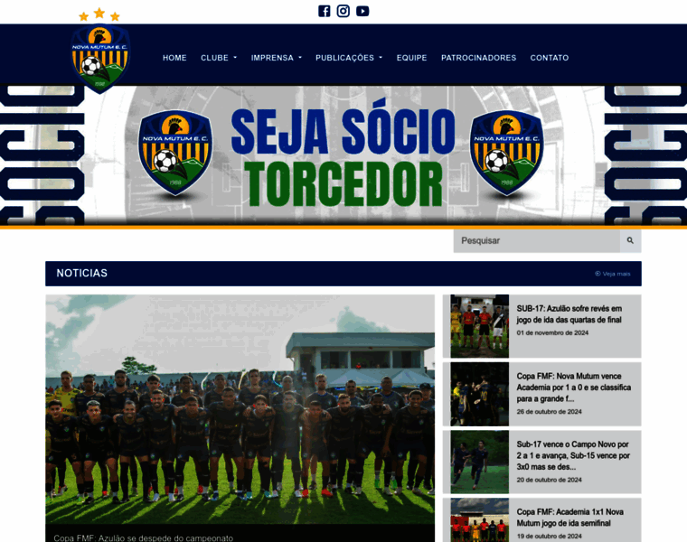 Novamutumesporteclube.com.br thumbnail