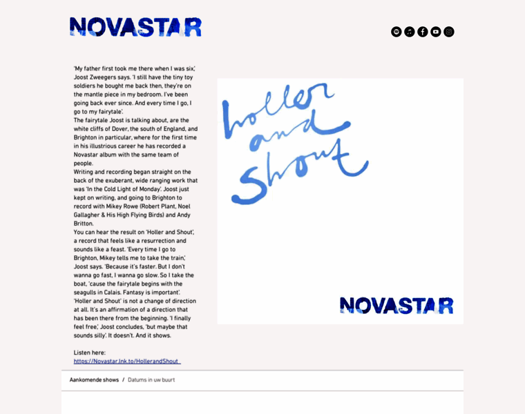 Novastar-music.com thumbnail