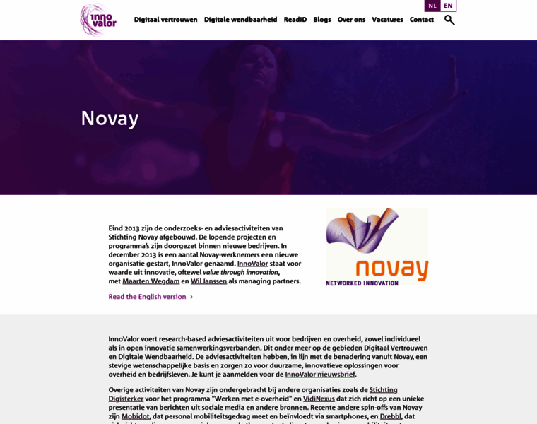 Novay.nl thumbnail