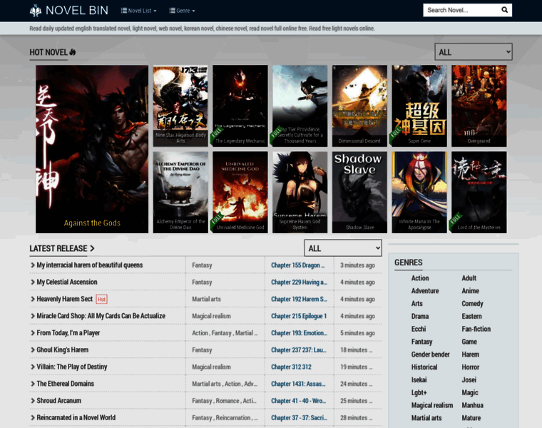 Novelbin.me thumbnail
