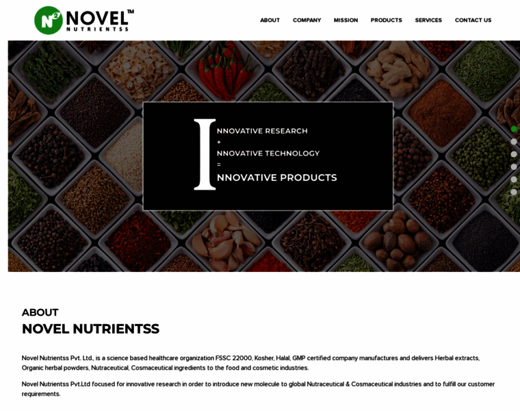 Novelnutrient.com thumbnail