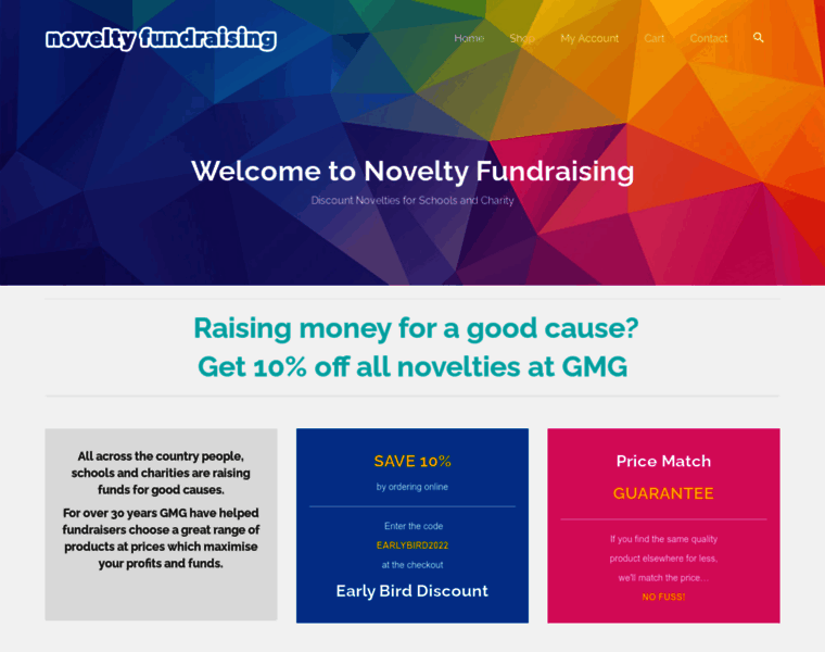 Noveltyfundraising.co.uk thumbnail