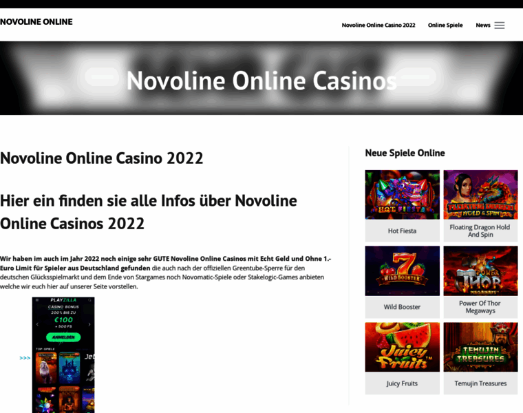 Novoline24.eu thumbnail