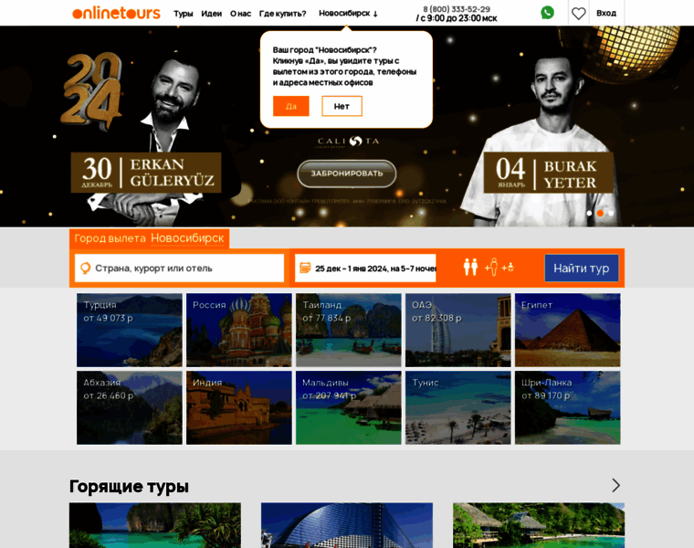 Novosibirsk.onlinetours.ru thumbnail