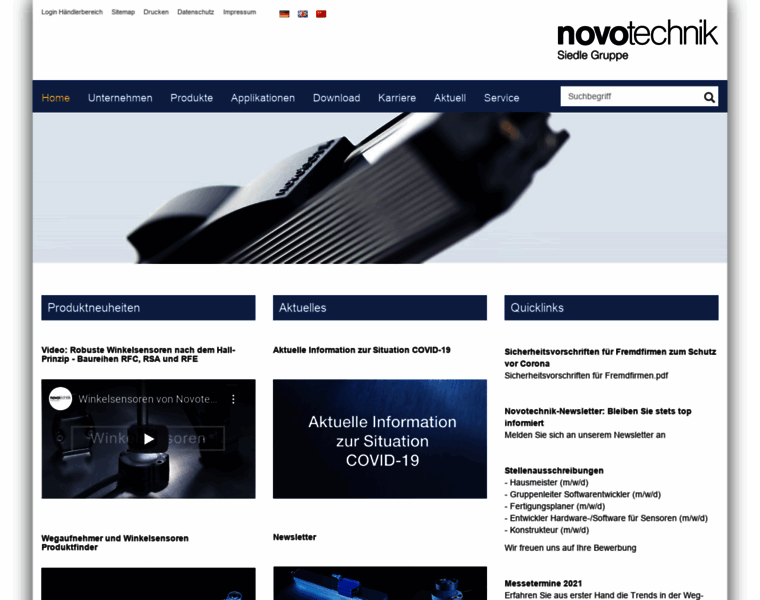 Novotechnik.de thumbnail