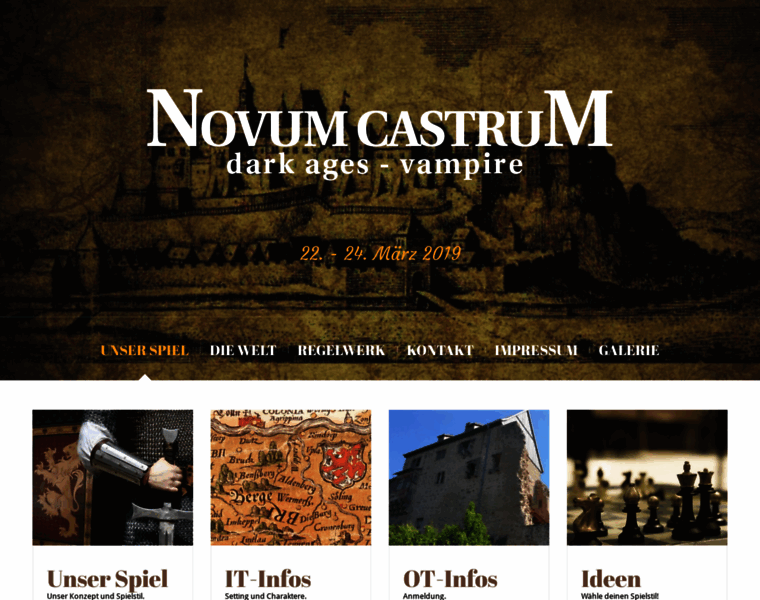 Novum-castrum.de thumbnail