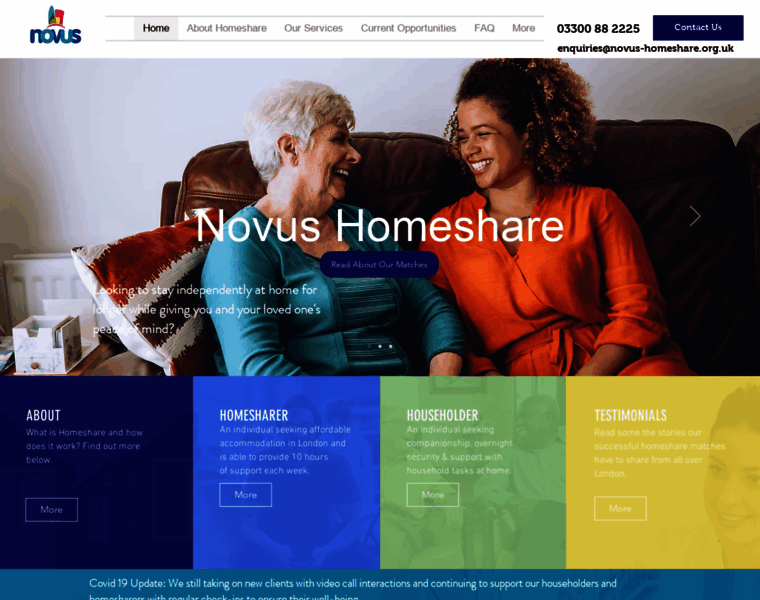 Novus-homeshare.org.uk thumbnail