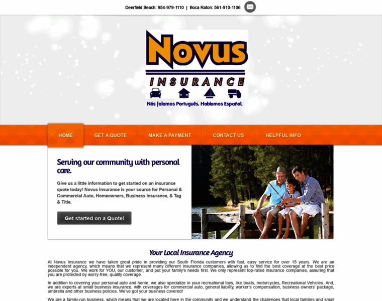 Novusinsurance.com thumbnail