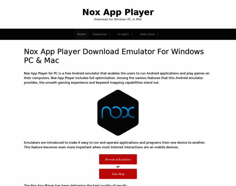 Noxappplayer.org thumbnail