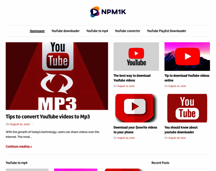 Npm1k.org thumbnail