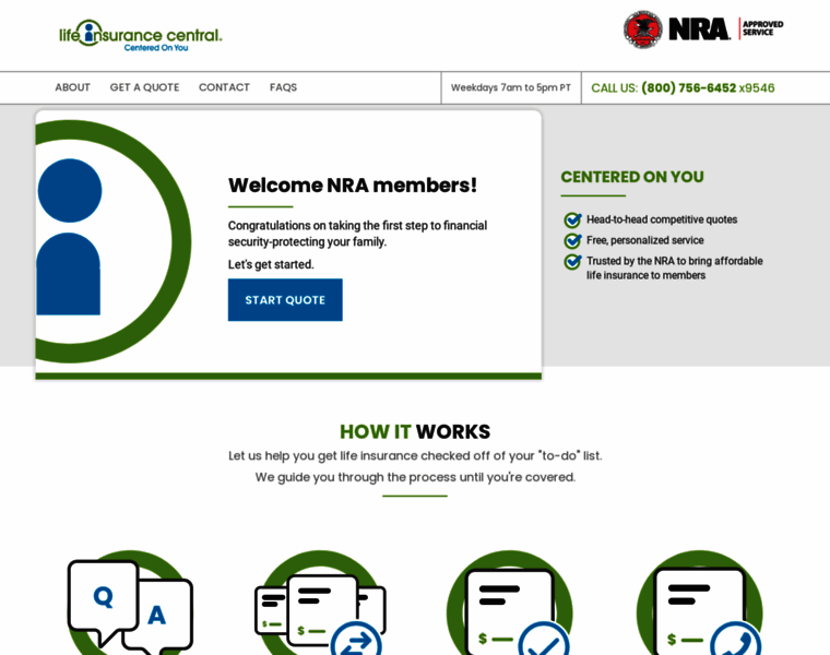 Nra.lifeinsurancecentral.com thumbnail