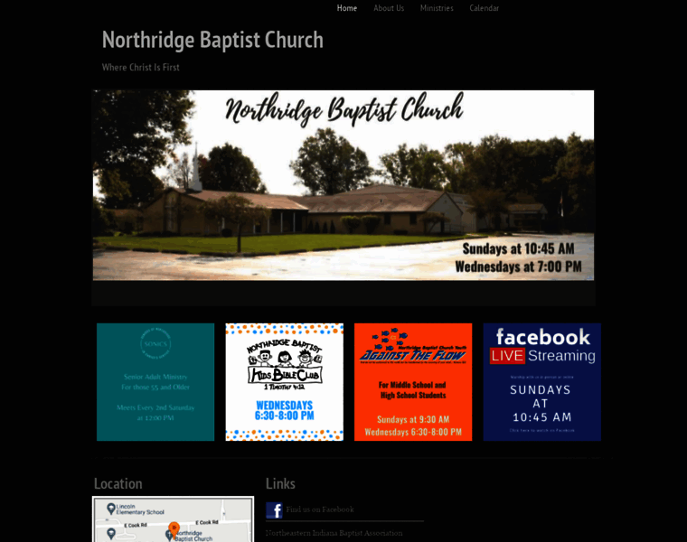 Nridgebaptist.com thumbnail