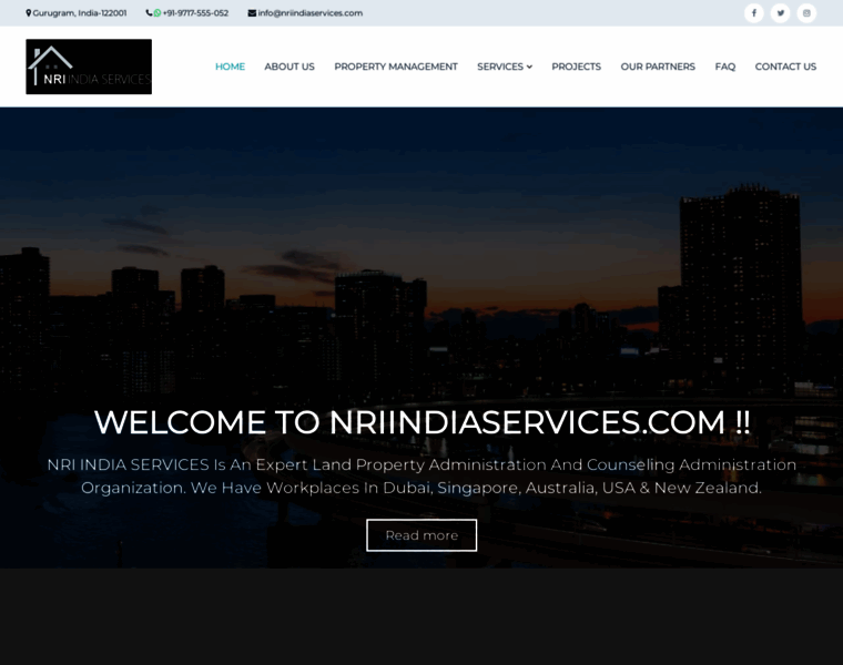 Nriindiaservices.com thumbnail