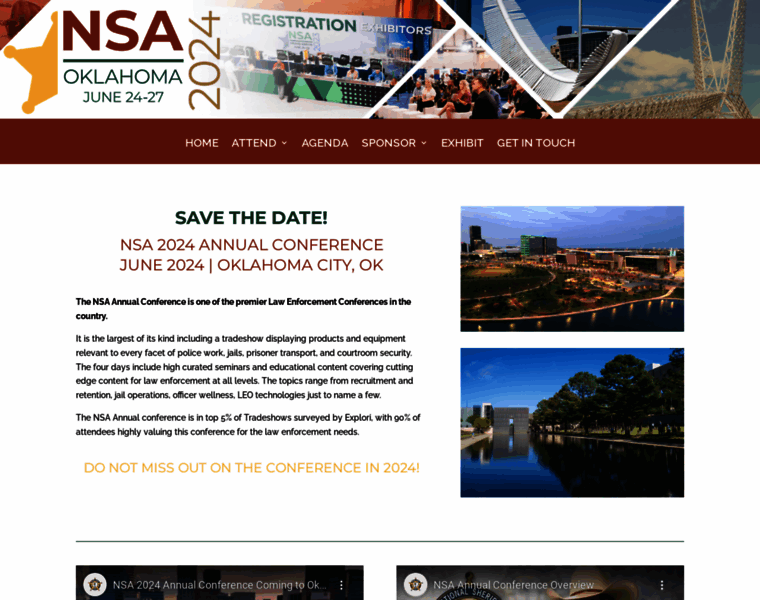 Nsaconference.org thumbnail