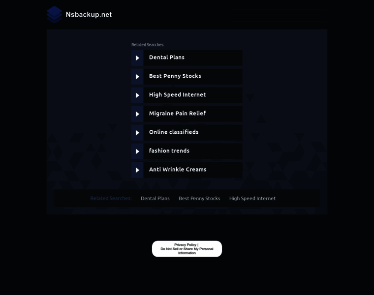 Nsbackup.net thumbnail