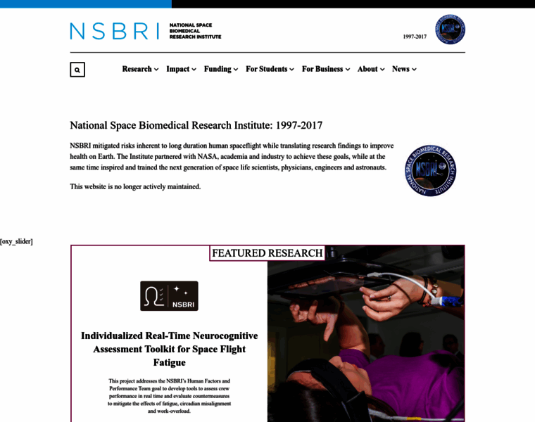 Nsbri.org thumbnail