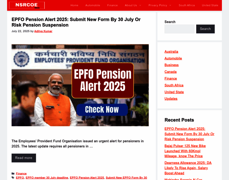 Nsrcoe.in thumbnail