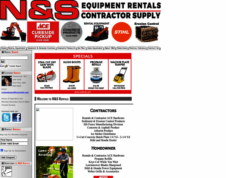 Nsrentals.com thumbnail