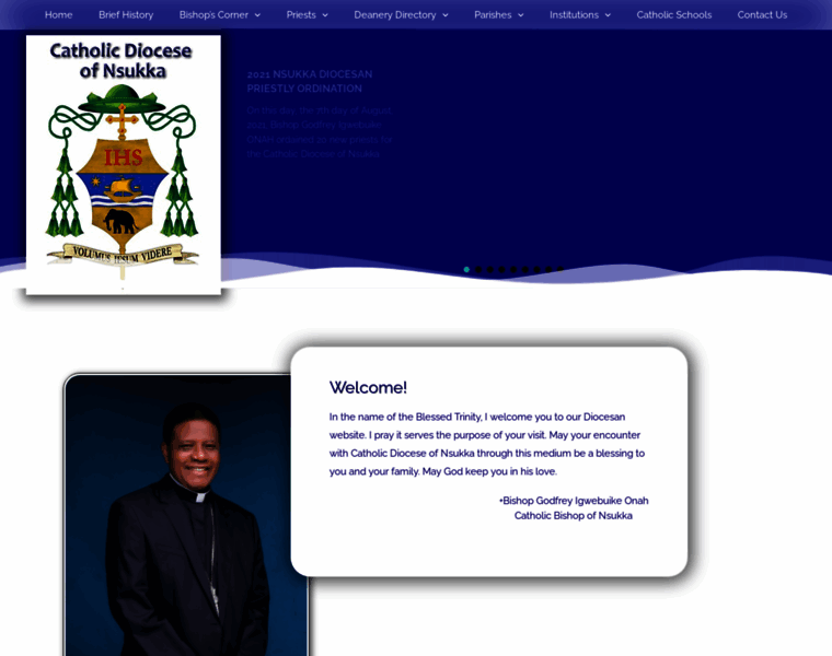 Nsukkacatholicdiocese.org thumbnail