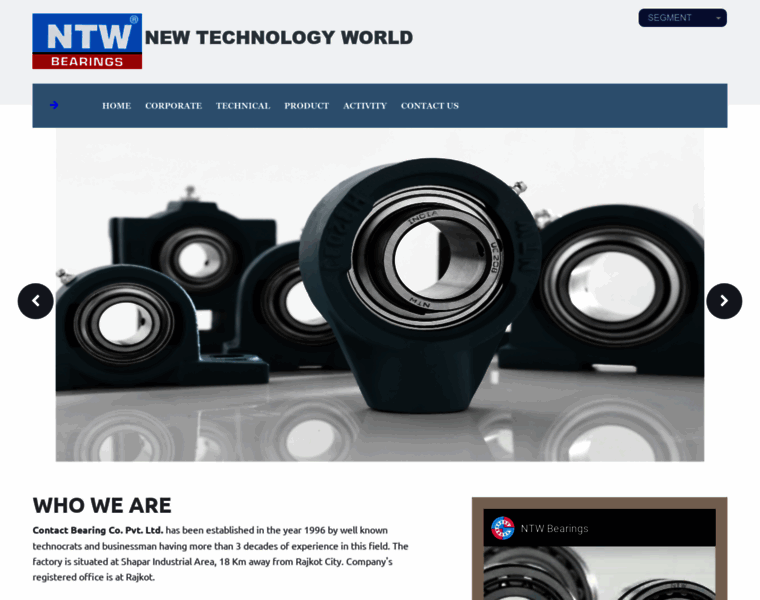 Ntwbearings.com thumbnail