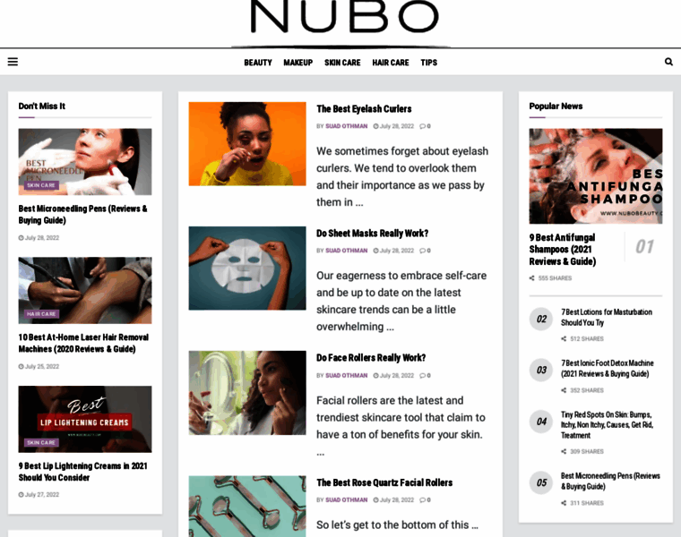 Nubobeauty.com thumbnail