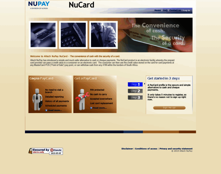 Nucard.co.za thumbnail
