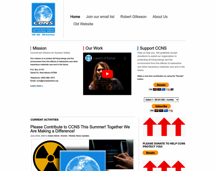 Nuclearactive.org thumbnail