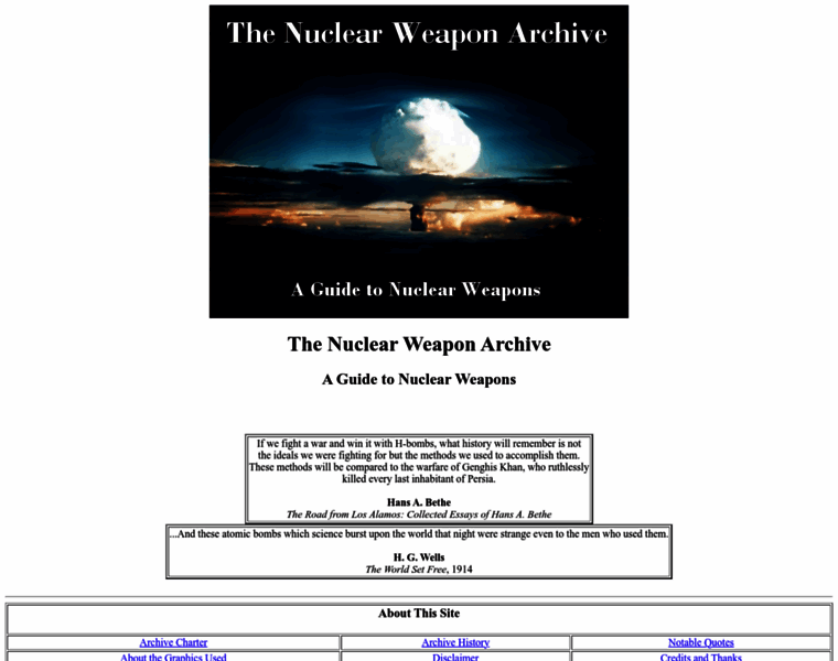 Nuclearweaponarchive.org thumbnail