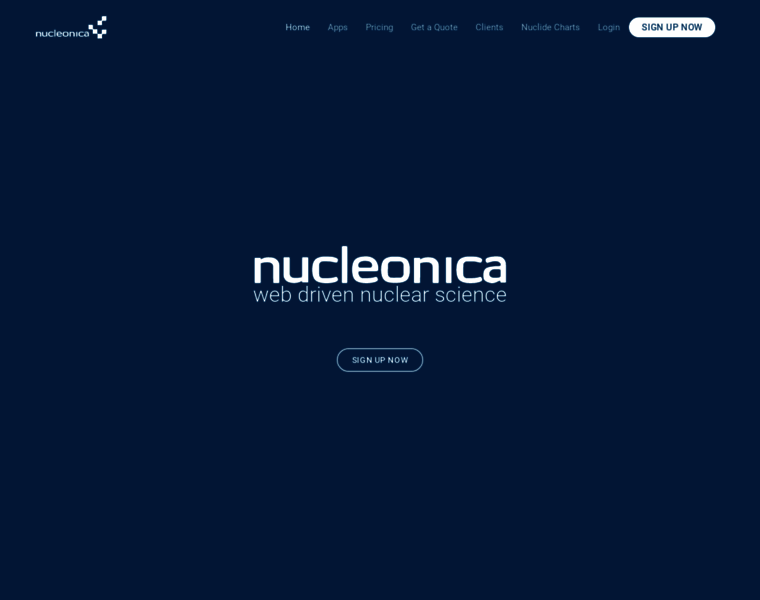 Nucleonica.com thumbnail