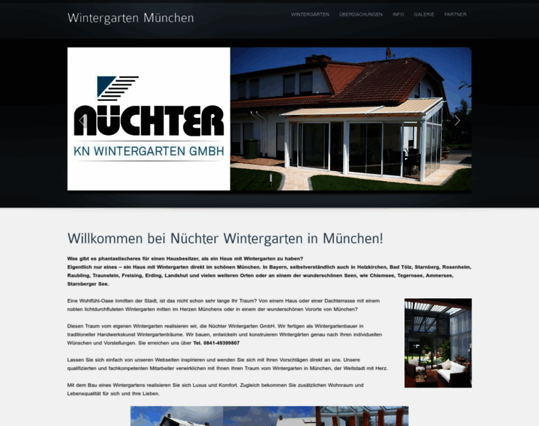 Nuechter-wintergarten-muenchen.de thumbnail