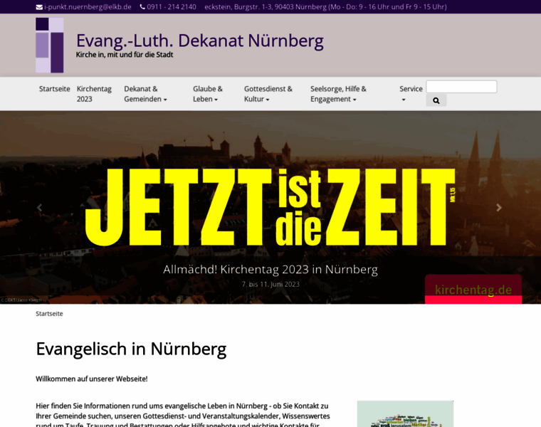 Nuernberg-evangelisch.de thumbnail