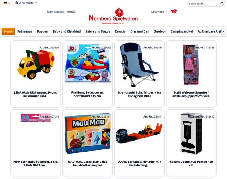 Nuernberg-spielwaren.de thumbnail