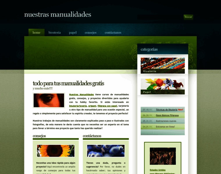 Nuestrasmanualidades.com thumbnail