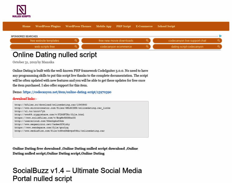 Nulled-scripts.in thumbnail