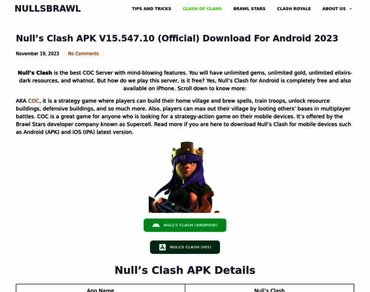 Nullsclash.net thumbnail