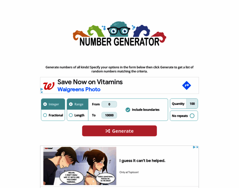 Numbergenerator.com thumbnail