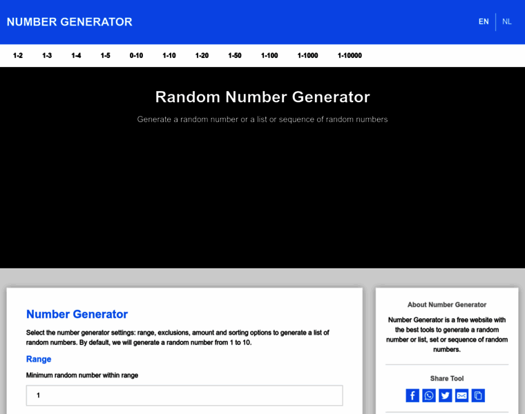 Numbergenerator.net thumbnail