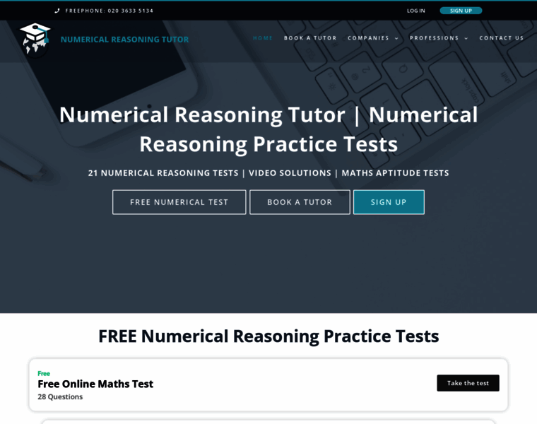 Numericalreasoningpracticetests.co.uk thumbnail