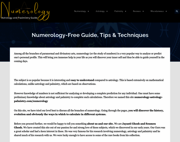 Numerology-astrology-palmistry.com thumbnail