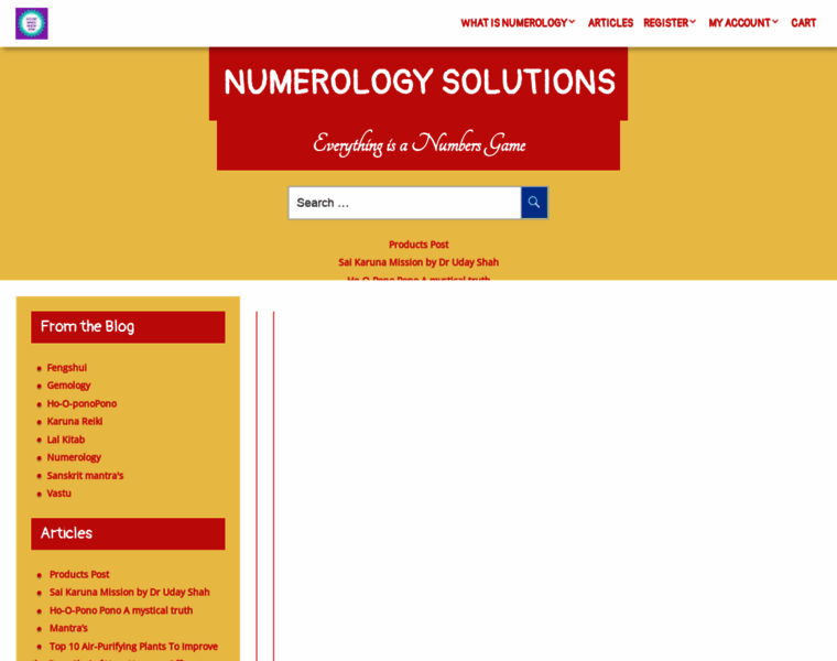 Numerologysolutions.com thumbnail