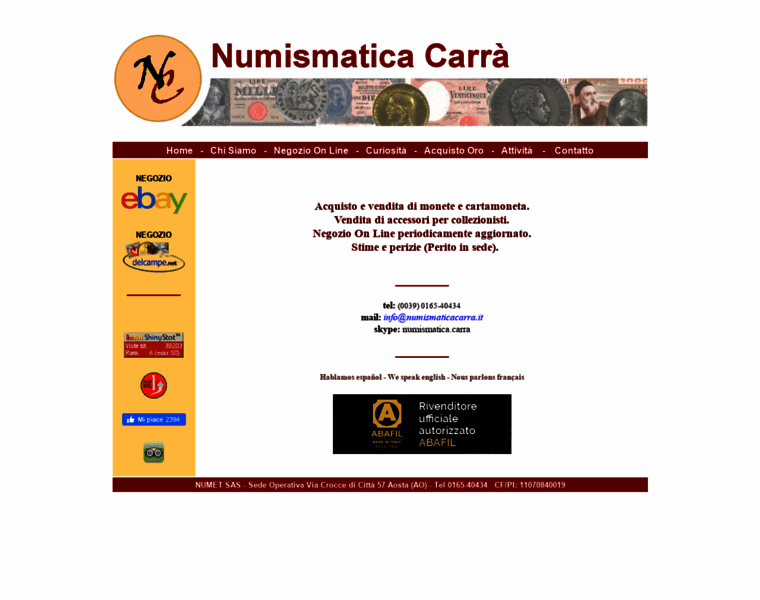 Numismaticacarra.it thumbnail