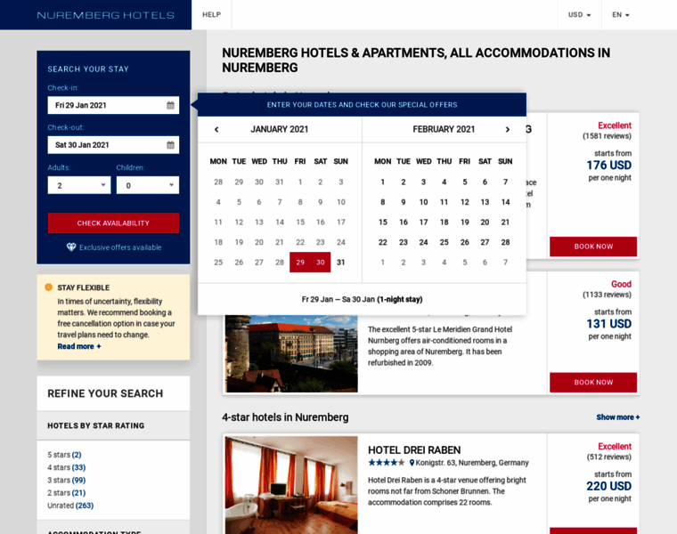 Nuremberg-hotels.com thumbnail
