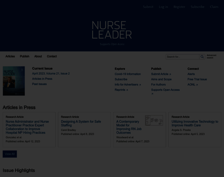 Nurseleader.com thumbnail