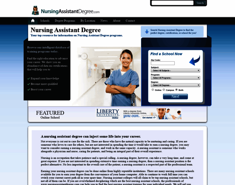 Nursingassistantdegree.com thumbnail