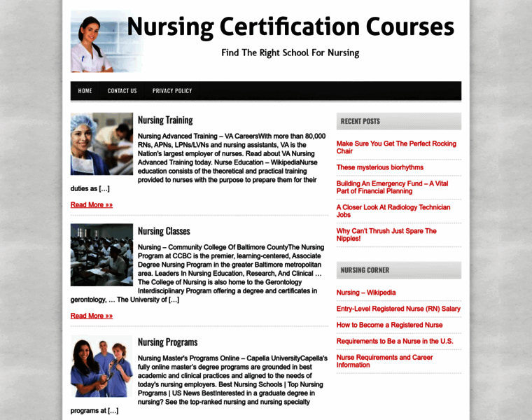 Nursingcertificationcourses.com thumbnail