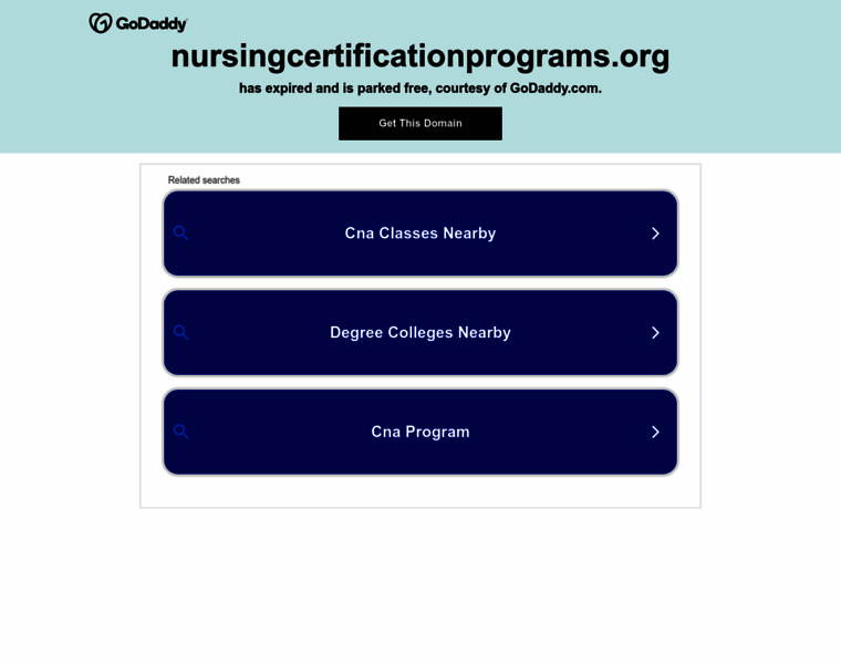 Nursingcertificationprograms.org thumbnail