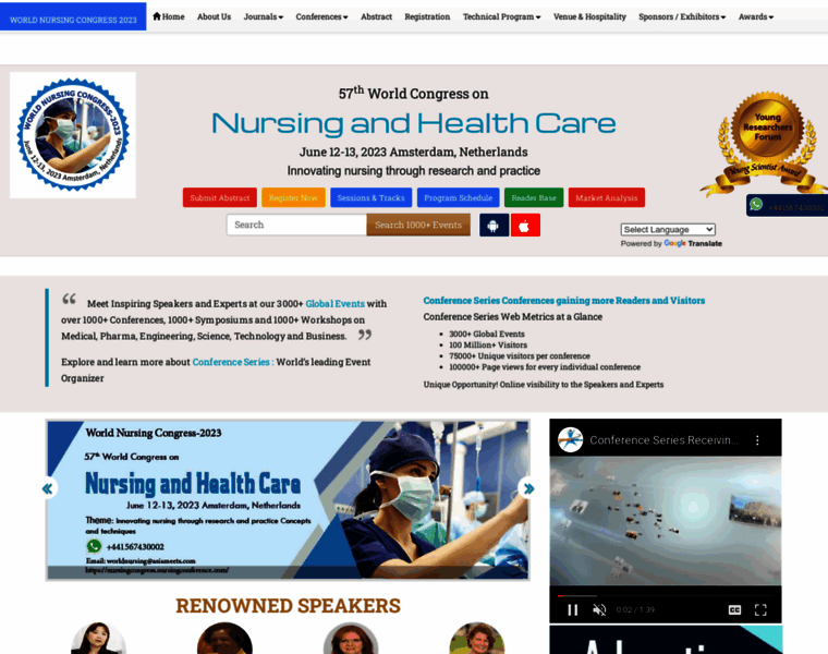 Nursingcongress.nursingconference.com thumbnail
