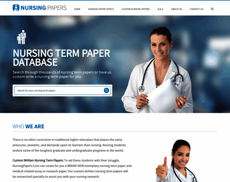Nursingpapers.com thumbnail
