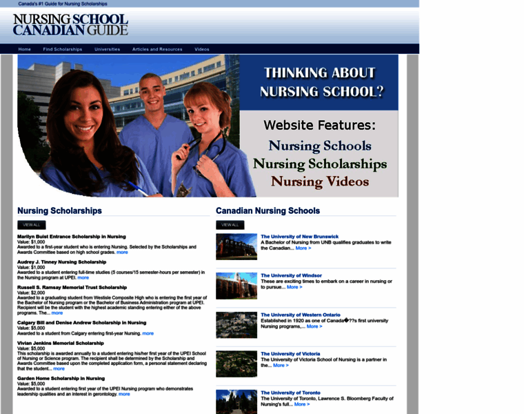 Nursingscholarships.ca thumbnail